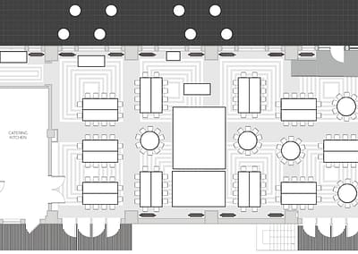Chicago event floorplan layout for event with dancefloor seating chart